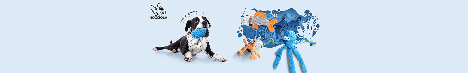 Interactive Plush & Rope Dog Toys for fun playtime with dogs, featuring plush toys and durable rope.