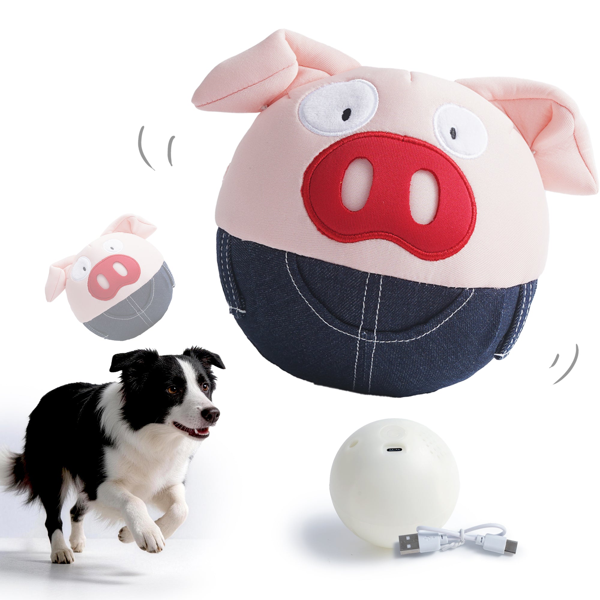 Bouncing Pig Interactive Dog Toy
