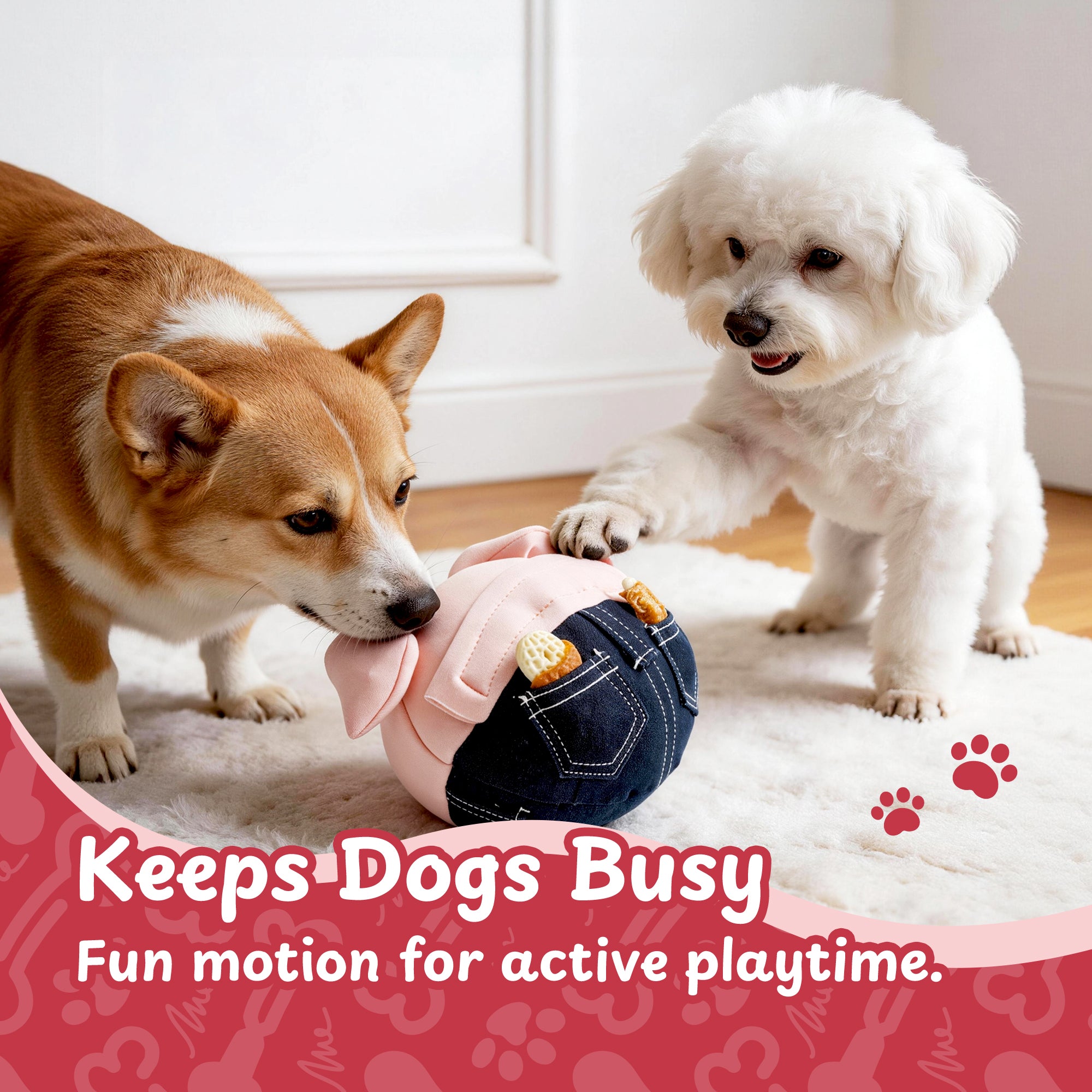 Bouncing Pig Interactive Dog Toy