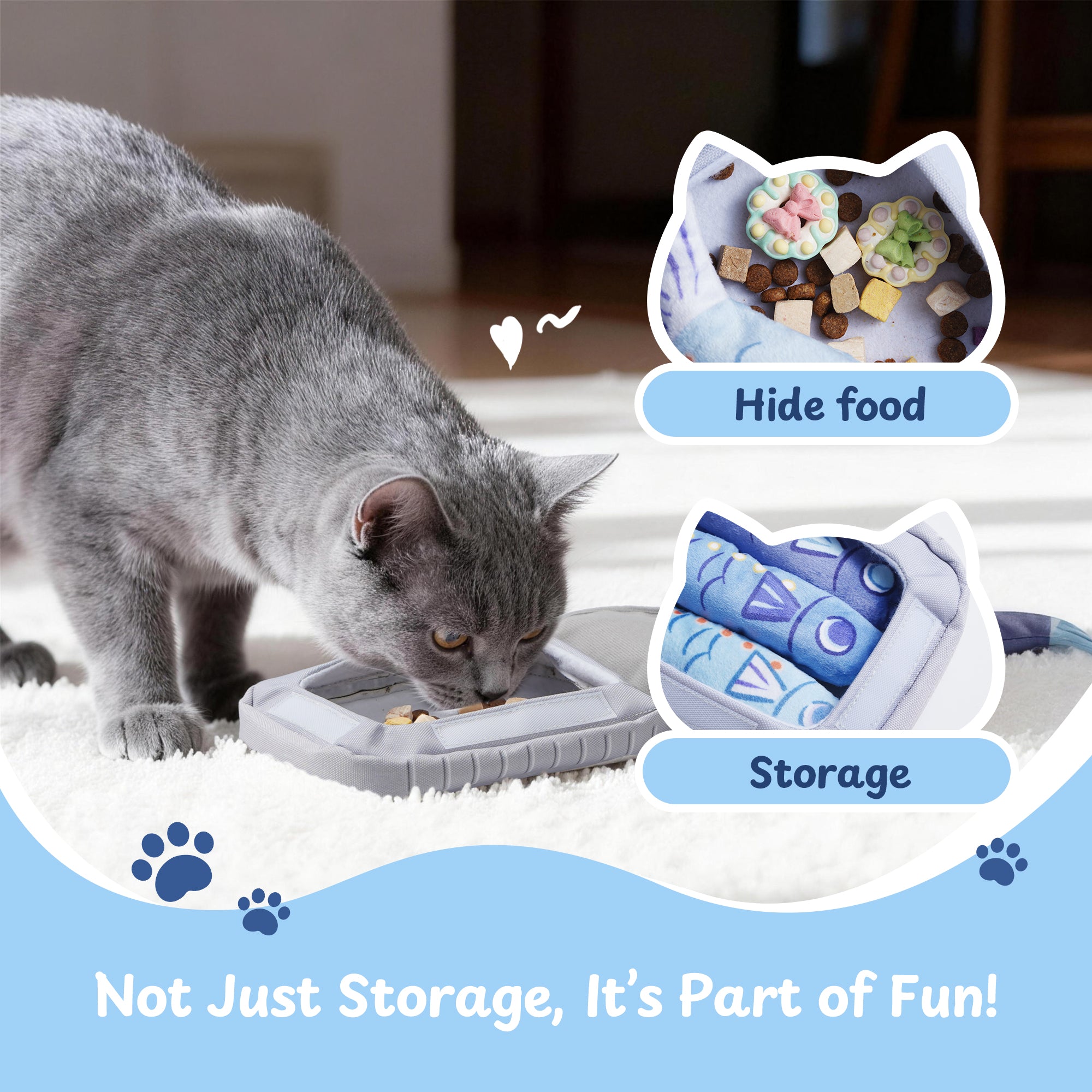 Sardine Can with 3 Fish Toys - Lifestyle | Nocciola Pet Toys