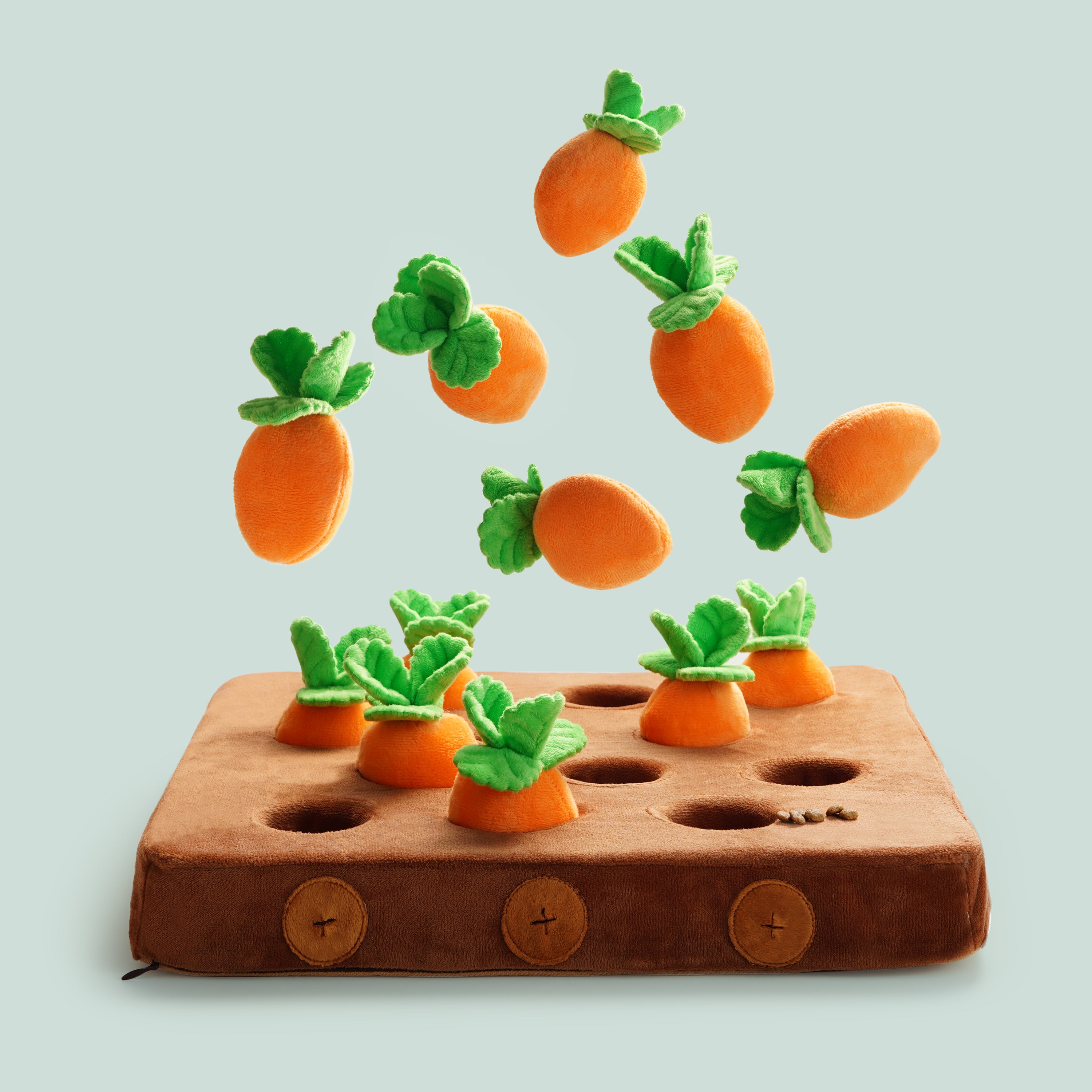 Carrot puzzle for dogs, Plush carrot toy hunting game, Stimulate IQ