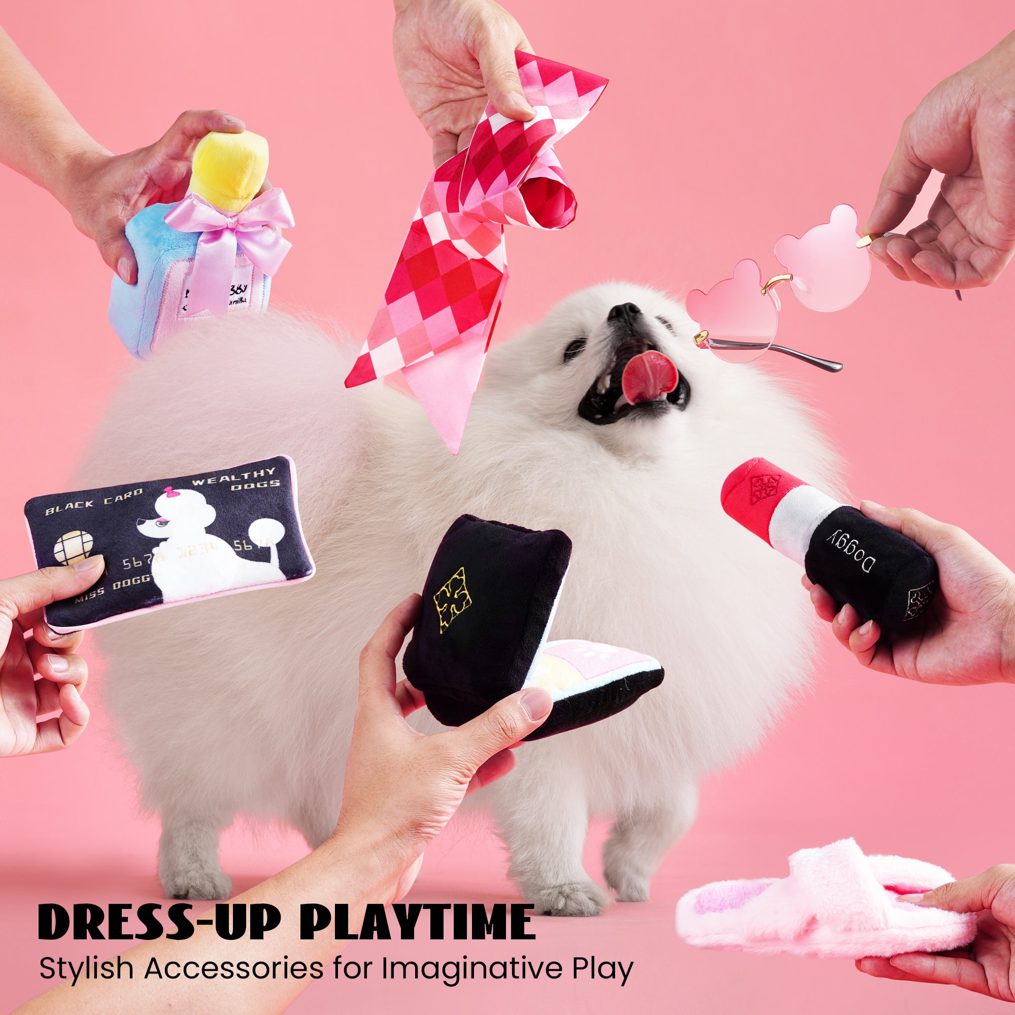 Nocciola Hundespielzeug für Mädchen, 8 Stück, für Welpen, kleine und mittelgroße Hunde