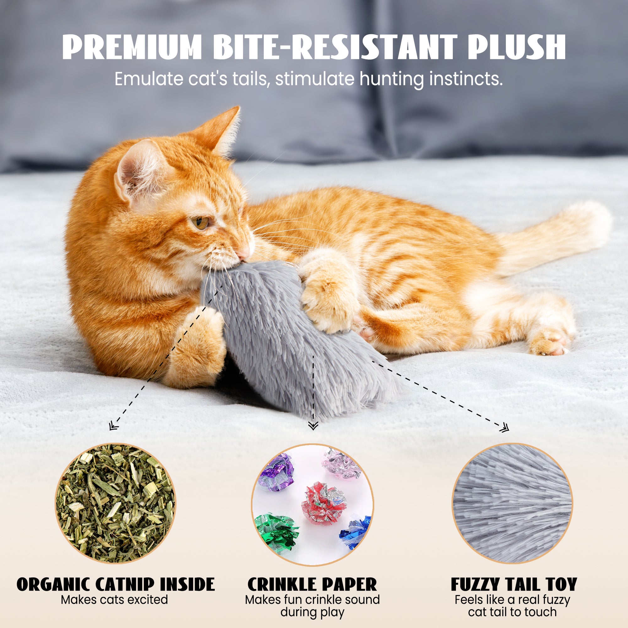 Nocciola 12-in-1 Catnip Cat Toys Playset