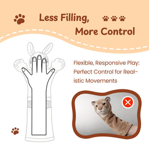 Rumble Roo Cat Wrestling Toy - Detail View | Nocciola Pet Toys