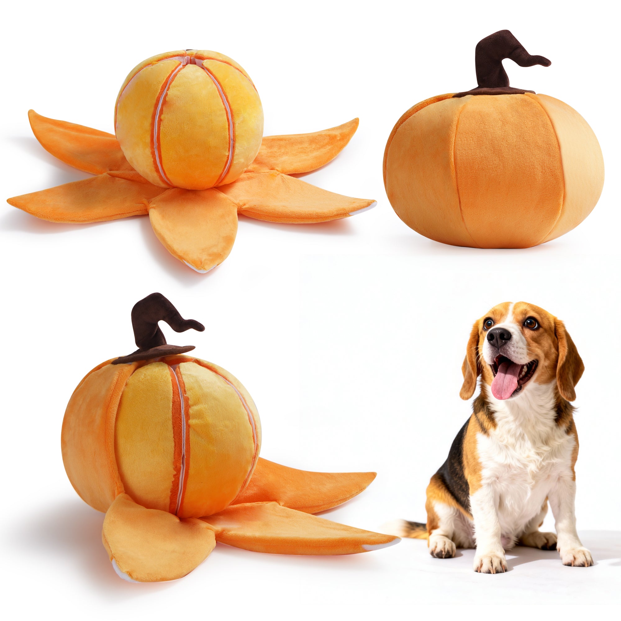 Pumpkin Puzzle Dog Toys