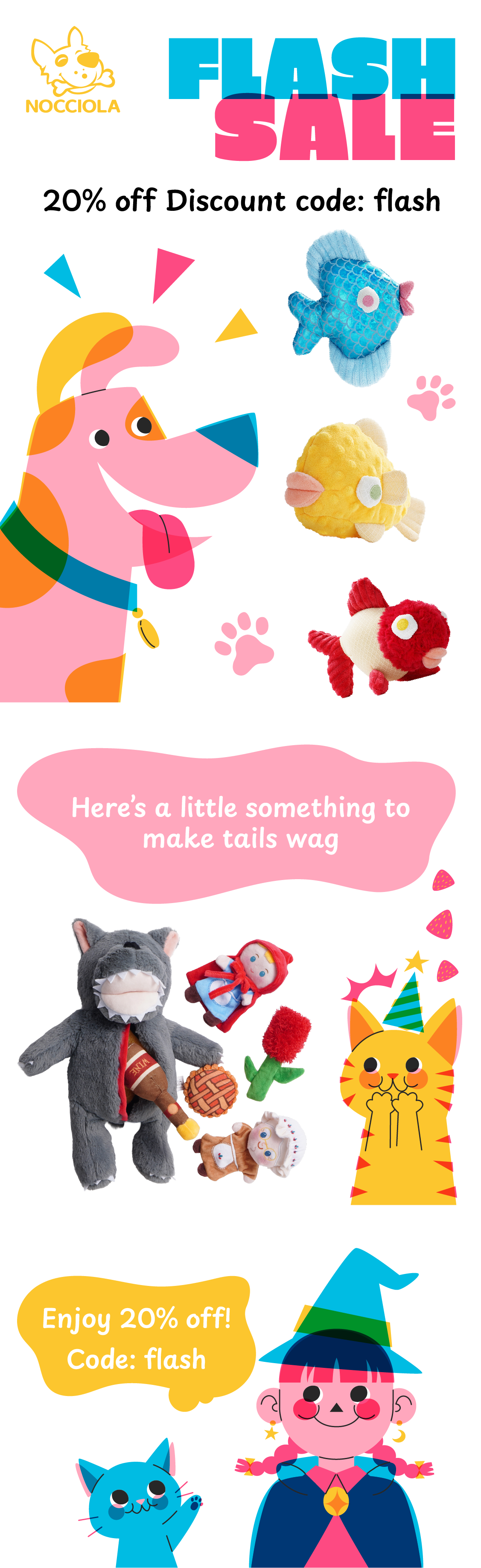 A little thank-you from Nocciola 💛 — enjoy 20% off!