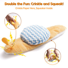 Load image into Gallery viewer, Nocciola 5-Pack Land Sea and Air Crinkle Plush Toys
