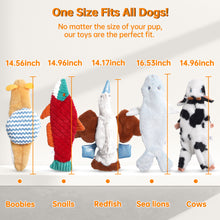 Load image into Gallery viewer, Nocciola 5-Pack Land Sea and Air Crinkle Plush Toys
