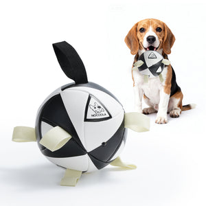 Nocciola Magic Pup Soccer Ball with Straps Dog Toy | Nocciola Pet Toys