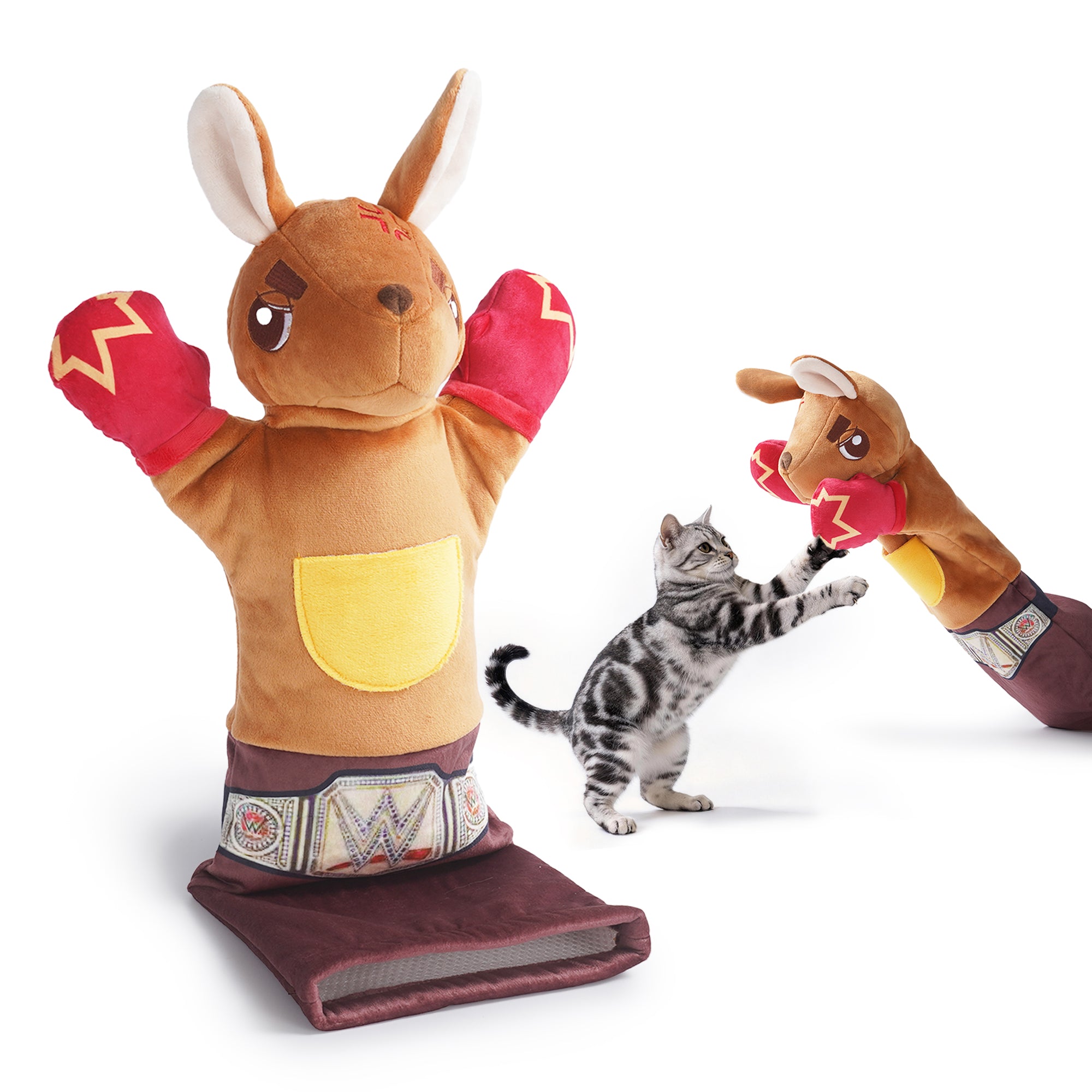 Rumble Roo Cat Wrestling Toy | Nocciola Pet Toys