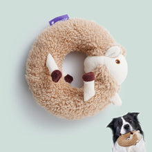 Load image into Gallery viewer, Fuzzwoof Squeaky Plush Alpaca Dog Toy
