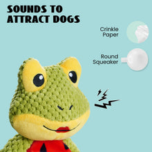 Load image into Gallery viewer, Frog Dog Squeaky Toys for Aggressive chewers
