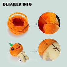 Load image into Gallery viewer, Nocciola 2PCS Halloween Dog Toys | Pumpkin Basket with Cute and Scary Pumpkin
