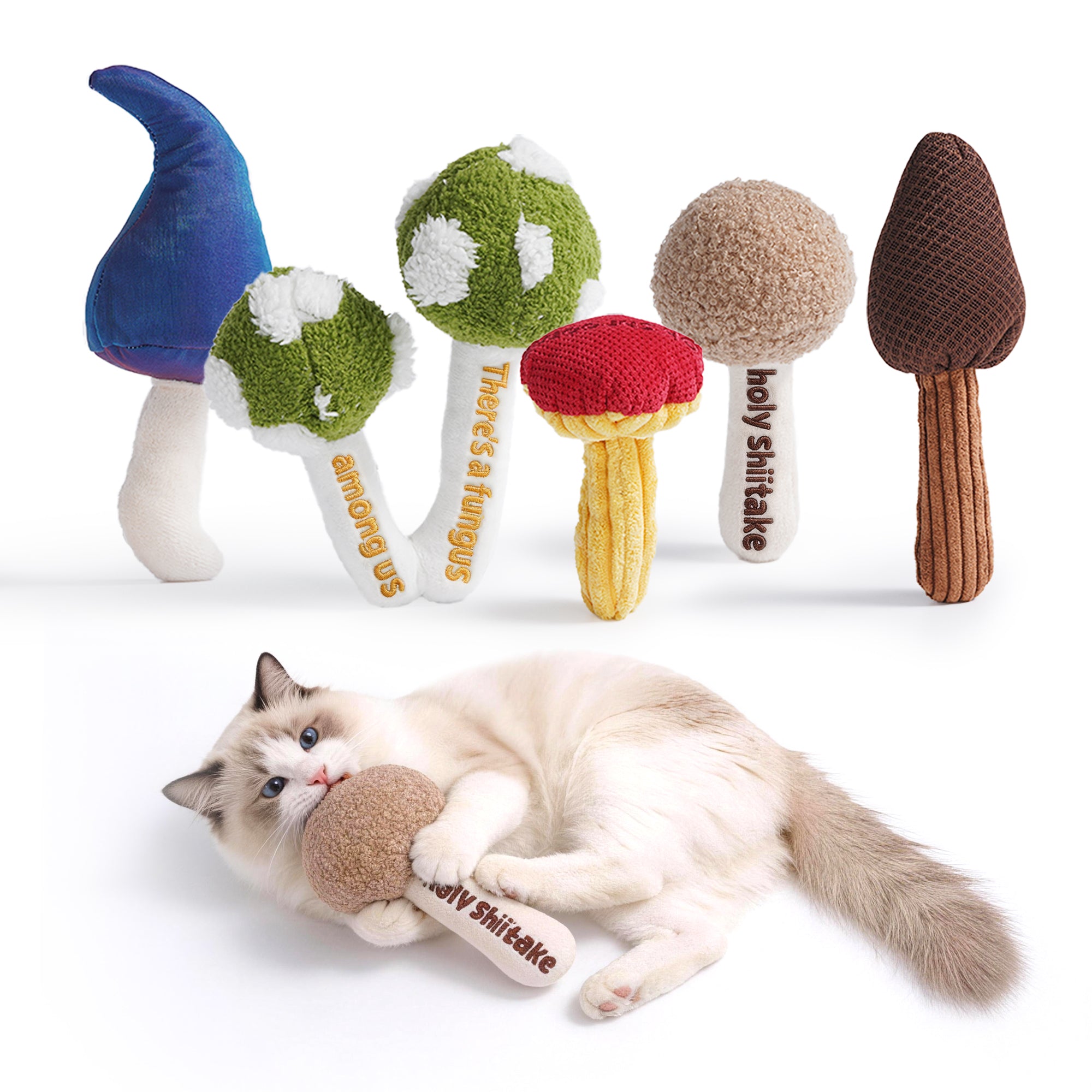 Mushroom Catnip Cat Toys