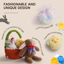 Lade das Bild in den Galerie-Viewer, Nocciola 5 Pack Easter Dog Toys with a Basket
