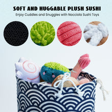 Load image into Gallery viewer, Nocciola 10 PCS Sushi Toys with a Bag, Plush Squeaky Dog Toy Set
