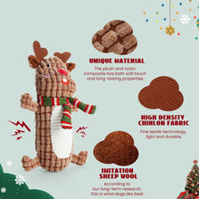 Load image into Gallery viewer, Nocciola Christmas Dog Toy, Durable Reindeer Squeaky Toys
