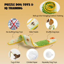 画像をギャラリービューアに読み込む, Nocciola No Stuffing EEL Crinkle Dog Squeaky Toys
