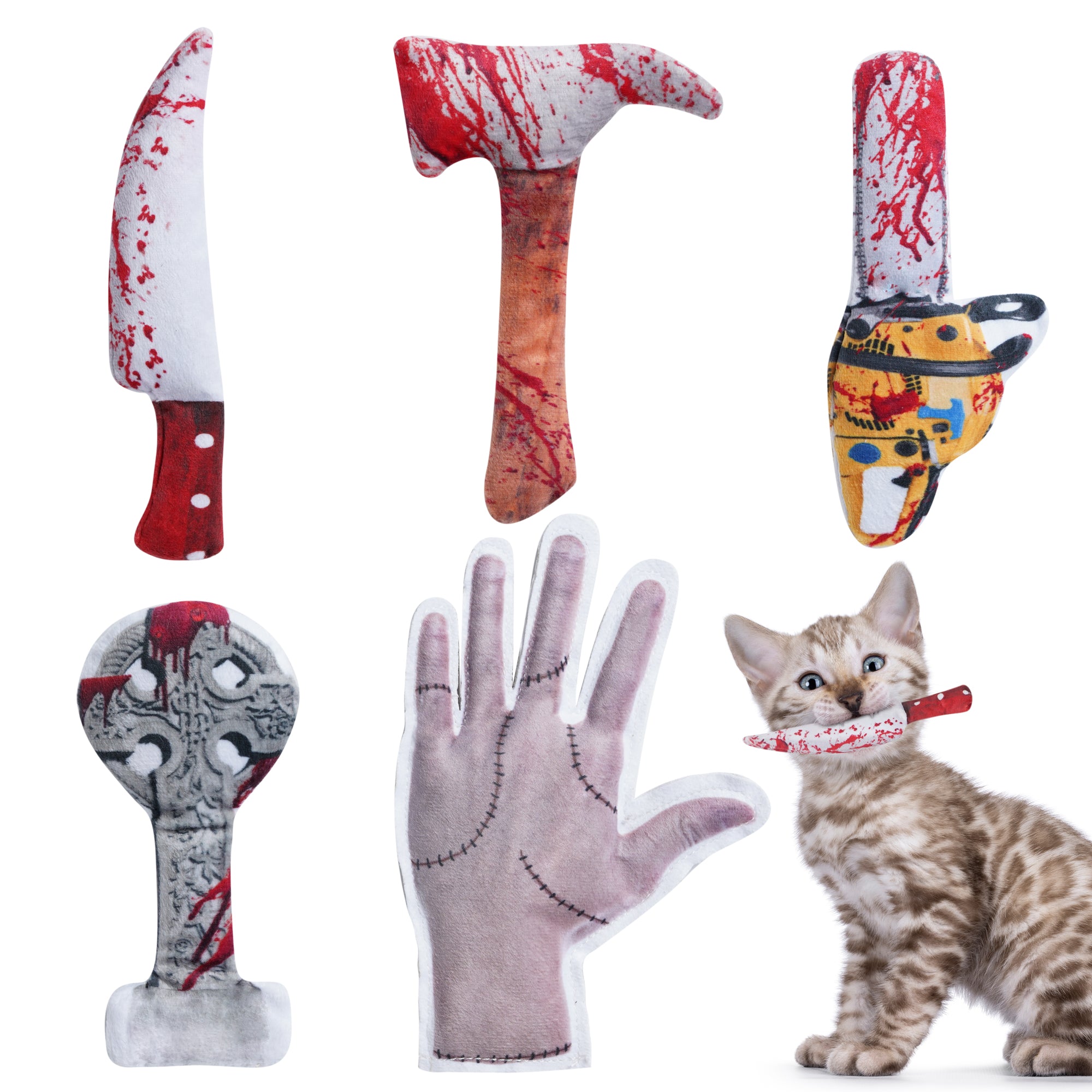 5 PCS Catnip Halloween Cat Toys