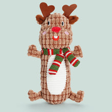Load image into Gallery viewer, Nocciola Christmas Dog Toy, Durable Reindeer Squeaky Toys
