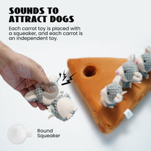 Load image into Gallery viewer, Nocciola 4 PCS Mouse and Cheese Enrichment Dog Toys

