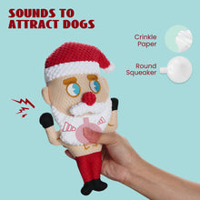 Load image into Gallery viewer, Nocciola Christmas Dog Toy, Durable Santa Claus Squeaky Toys

