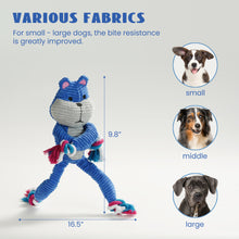 Load image into Gallery viewer, Nocciola Durable Dog Toy, Ideal for Small to Medium Dogs, Interactive with Crinkle and Squeaky Features
