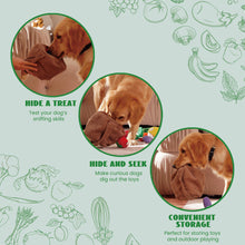 Load image into Gallery viewer, 15 Pack Fruit &amp; Vegetable Crinkle Dog Squeaky Toys with a Basket
