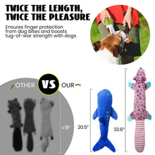 Load image into Gallery viewer, 5 PCS Crinkle Dog Squeaky Toys Durable Plush Dog Toys for Small Dog Aggressive Chewers
