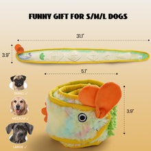 画像をギャラリービューアに読み込む, Nocciola No Stuffing EEL Crinkle Dog Squeaky Toys
