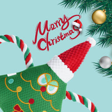 Load image into Gallery viewer, Nocciola Christmas Dog Toy, Durable Christmas Tree Squeaky Toys
