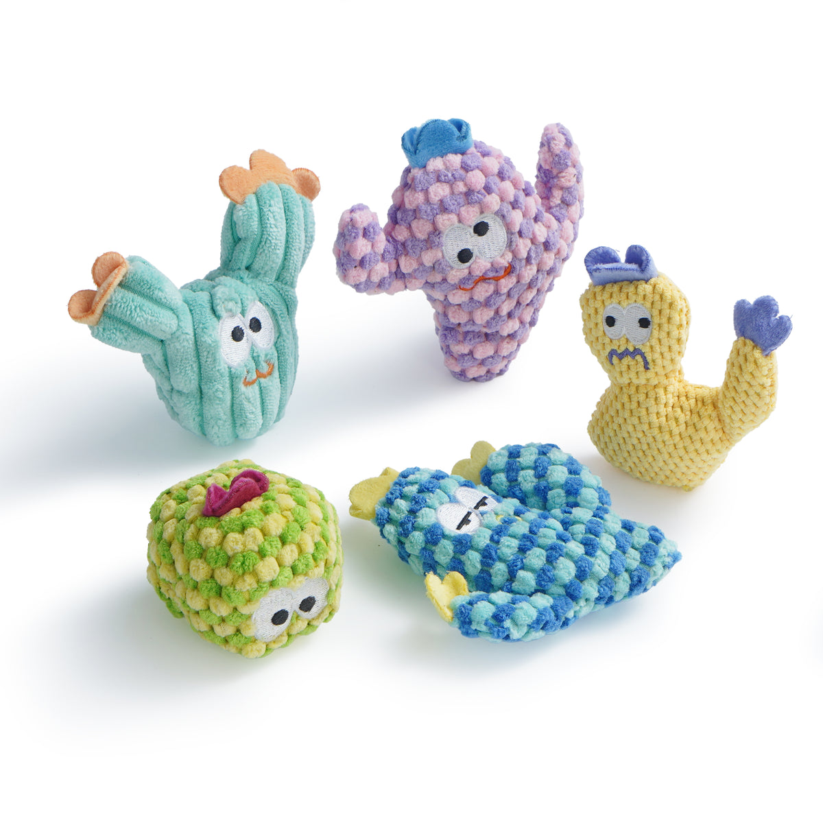 5 Pack Cactus Catnip Toys