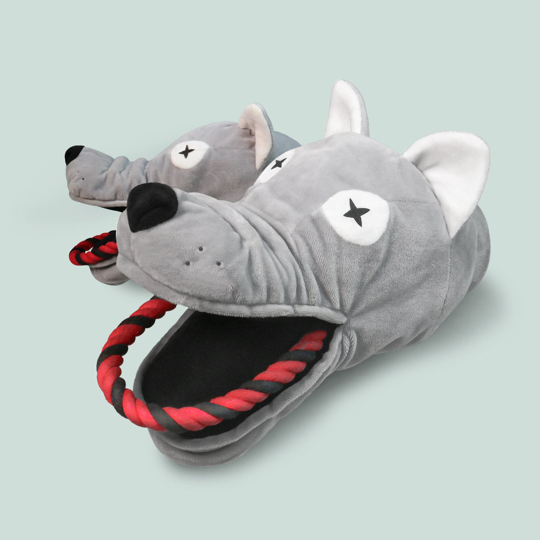 Nocciola Dog Interactive Squeaky Toys Cute Plush Toys for Small Medium & Large Dogs(Walf)