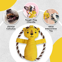 Load image into Gallery viewer, Nocciola Dog Interactive Squeaky Toys Cute Plush Toys Small Medium &amp; Large Dogs(Lion&amp;Crocodile&amp;hippo）
