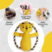 Load image into Gallery viewer, Nocciola Dog Interactive Squeaky Toys Cute Plush Toys Small Medium &amp; Large Dogs(Lion&amp;Crocodile&amp;hippo）
